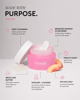 Butter Makeup Remover Balm + Cleanser - Cloudy Cosmetics