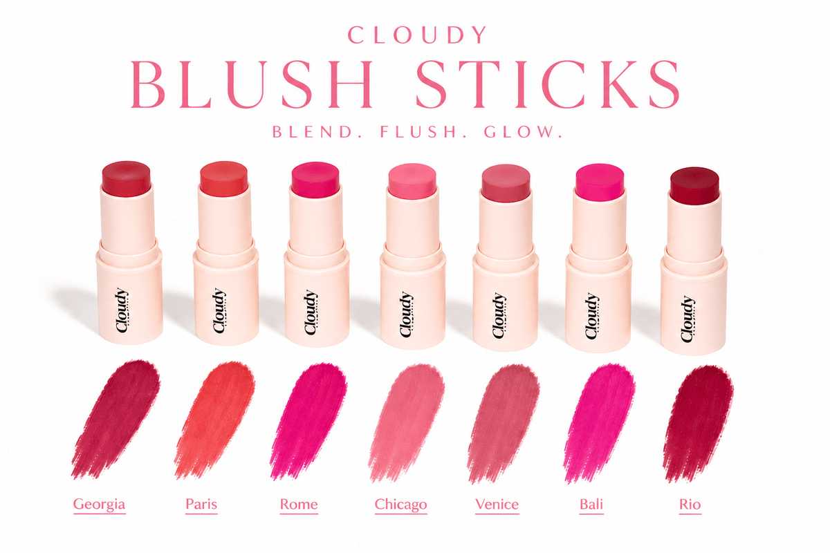 Creamy Blush Sticks - Cloudy Cosmetics