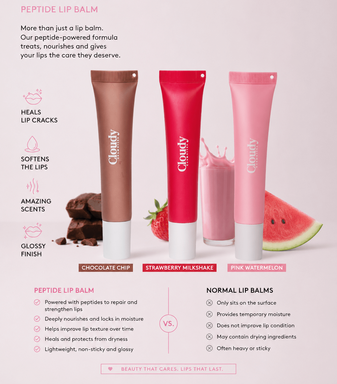 Peptide Lip Balm - Cloudy Cosmetics