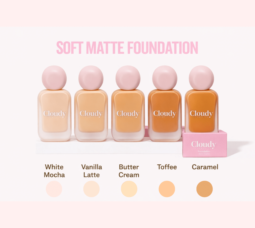 Soft Matte Foundation | Skin Filter | With SPF - Cloudy Cosmetics