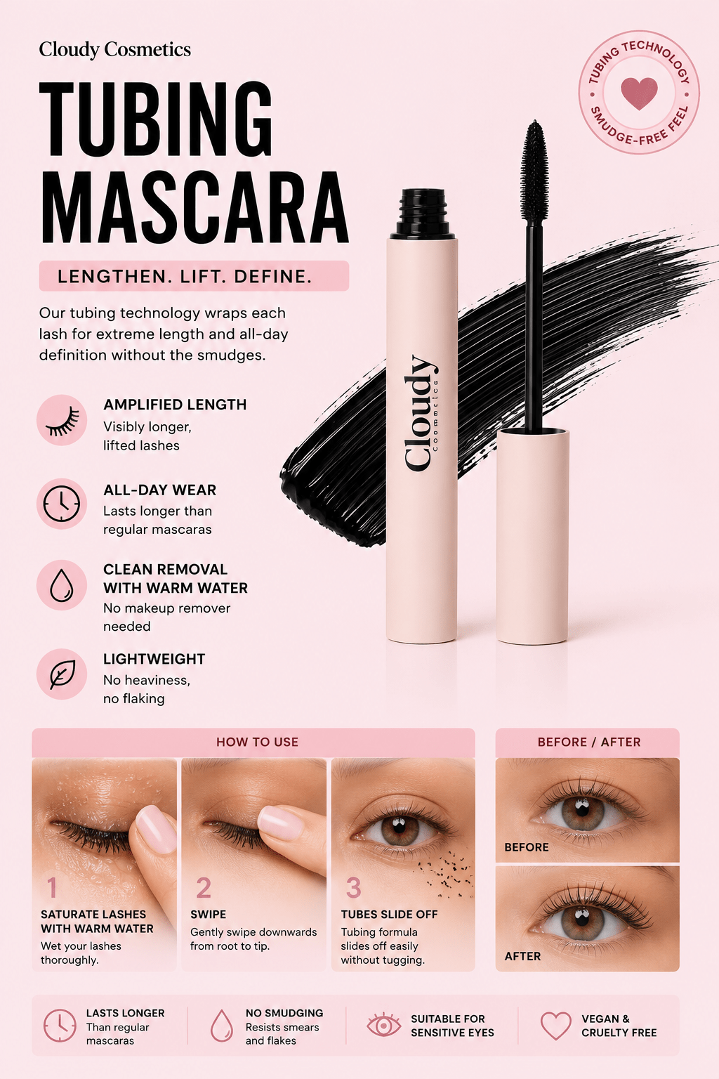 Tubing Mascara - Cloudy Cosmetics